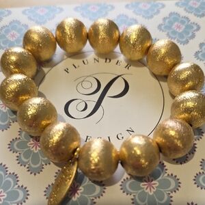 Plunder Gold Beaded Bracelet